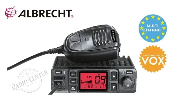 ALBRECHT AE 6290 EMISORA CB 27 MHz AM/FM 12-24V VOX REPETIDOR CTCSS