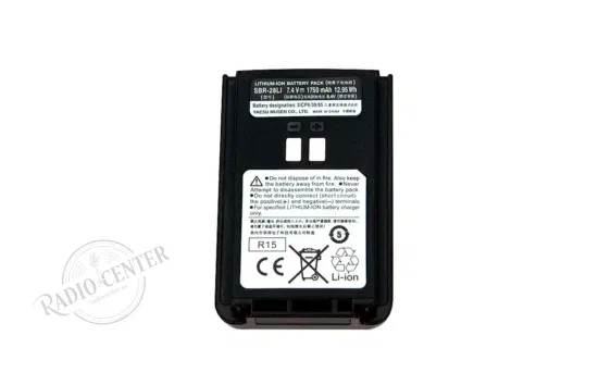BATERÍA YAESU SBR-28LI DE 1750 MAH PARA FT-4V, FT-4X Y FT-25