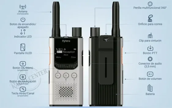 HYTERA S1 PRO LF HYT-S35 WALKIE PMR446 USO LIBRE DMR ANALOGICO