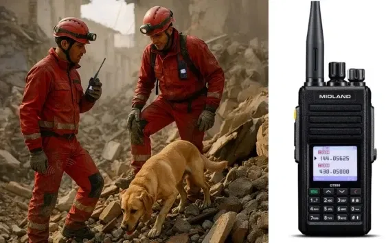 MIDLAND CT-990EBR WALKIE DOBLE BANDA VHF/UHF IP67 10W